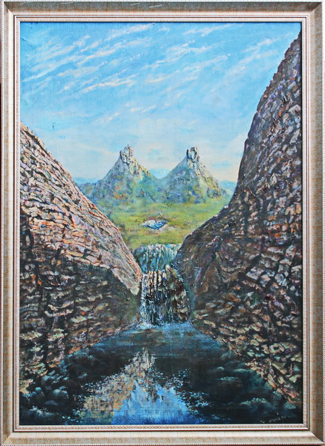 Leo Karnaukhov  'Gea', created in 1994, Original Painting Oil.