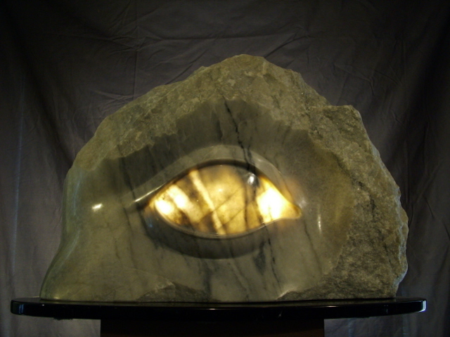 Depasquale Sculptures  'Of The Light', created in 2018, Original Sculpture Limestone.