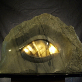 Depasquale Sculptures: 'Of The Light', 2018 Stone Sculpture, Abstract Figurative. Artist Description:  The lamp of the body is the eye.  The vision of this sculpture emulates, Of The light Matthew 622.  The righteous part in each and everyone of us and how when one is Filled, with the Light, all things are possible, beautiful and One Isof good fragrance unto ...