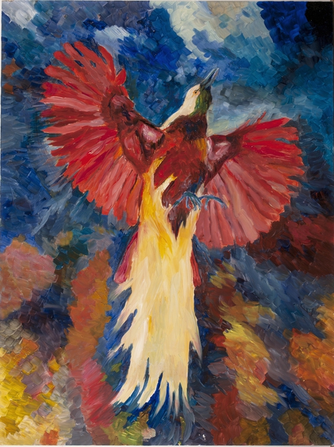 Peter Urban  'Bird Of Paradise', created in 2014, Original Digital Painting.