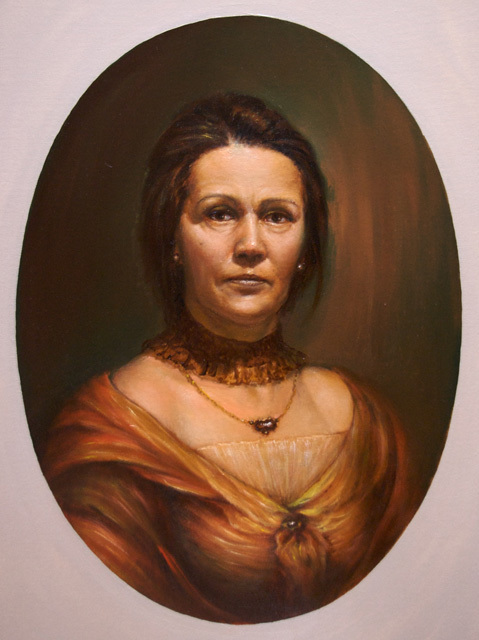 Vaidotas Bakutis  'Regina', created in 2010, Original Painting Oil.