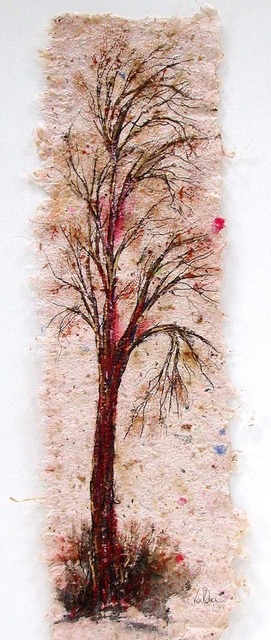 Artist Valda Fitzpatrick. 'To Paint A Tree' Artwork Image, Created in 2019, Original Painting Oil. #art #artist