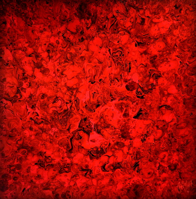 Artist Christoph Van Daele. 'The Red Planet' Artwork Image, Created in 2015, Original Painting Acrylic. #art #artist