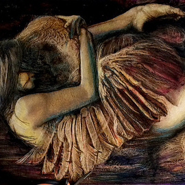 leda and the swan By Vanko Tokusha
