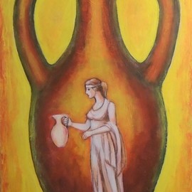 Amphora woman with a jug By Varvara Vitkovska