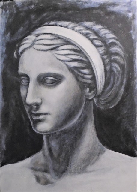 Varvara Vitkovska  'Aphrodite', created in 2020, Original Pastel.