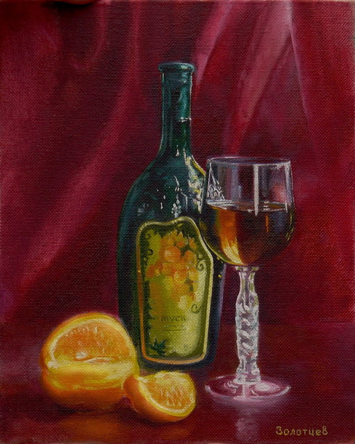 Artist Vasily Zolottsev. 'Cheers' Artwork Image, Created in 2008, Original Crafts. #art #artist