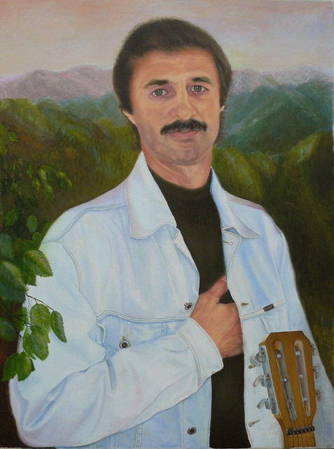 Artist Vasily Zolottsev. 'The Portrait Of Bard P Zaharchenko' Artwork Image, Created in 2008, Original Crafts. #art #artist