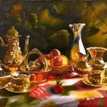 The memories Tea together By Vasily Zolottsev