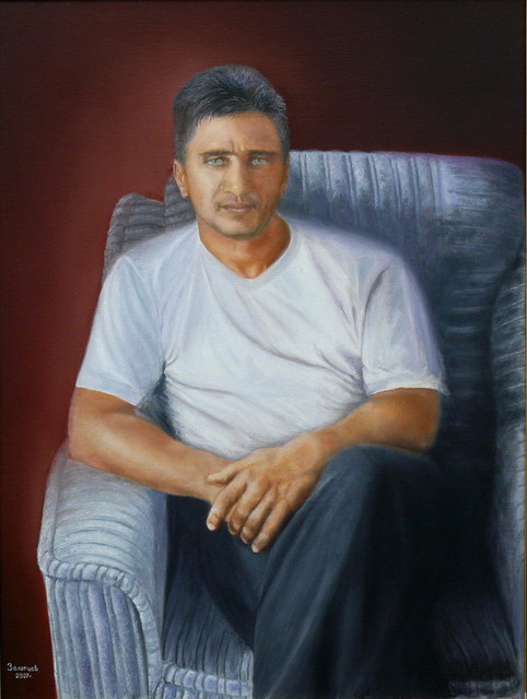 Vasily Zolottsev  'The Portrait Of A Man', created in 2007, Original Crafts.