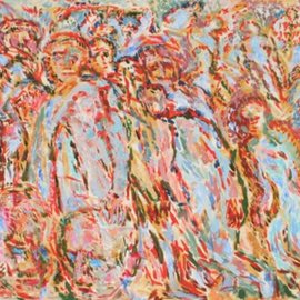 Vasily Tsabadze: '98765', 2006 Oil Painting, Psychedelic. 