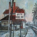 old railway station By Vasyl Dzhabraylov