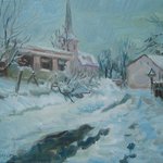 winter at village By Vasyl Dzhabraylov
