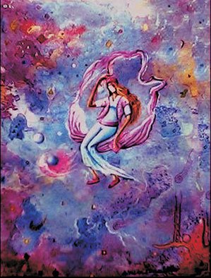 Alireza Vataniman: 'galexy', 2002 Acrylic Painting, Surrealism.  ali reza vataniman Uay NOC aeOa CyaCa ...
