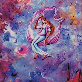 Alireza Vataniman: 'galexy', 2002 Acrylic Painting, Surrealism. Artist Description:  ali reza vataniman Uay NOC aeOa CyaCa ...