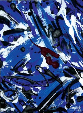 Vanessa Bernal: 'Untitled ', 2006 Acrylic Painting, Abstract.  Abstract Expressionism, Expressionism, Abstract, Modern Art,       ...