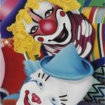 Two Clowns By Donald Davenport