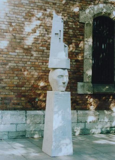 Artist Venelin Ivanov. 'Face' Artwork Image, Created in 2004, Original Sculpture Stone. #art #artist