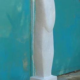 Venelin Ivanov: 'young girl', 2005 Stone Sculpture, Figurative. 
