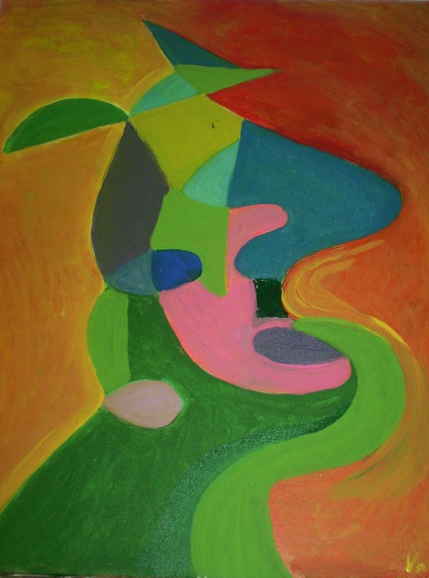 Valerie Leri  'Curiosity', created in 2009, Original Painting Acrylic.