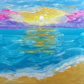 sun over water By Valerie Leri