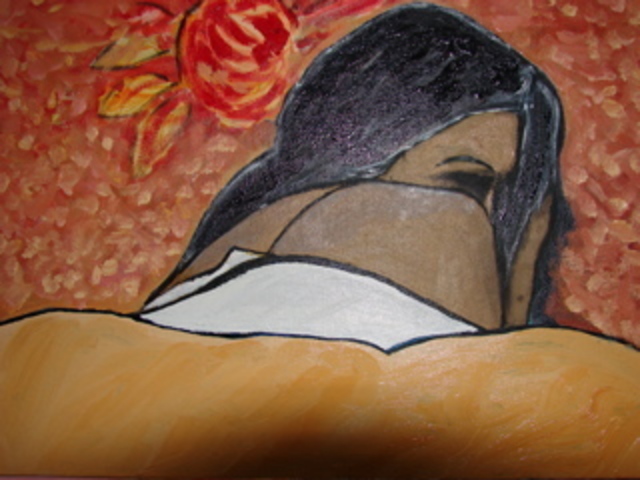 Hugo Reyes Reyes  'Claudia Is Dreaming Of Me I', created in 2006, Original Painting Oil.