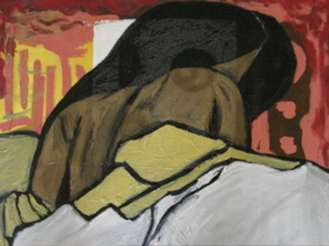 Hugo Reyes Reyes  'Claudia Is Dreaming Of Me II', created in 2007, Original Painting Oil.