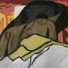 Hugo Reyes Reyes: 'Claudia is Dreaming of Me II', 2007 Oil Painting, Mystical. Artist Description:  Second art work of Claudia is Dreaming composition. ...