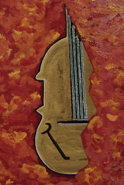 Hugo Reyes Reyes  'Violin I', created in 2008, Original Painting Oil.