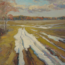 the last snow By Victor Onyshchenko