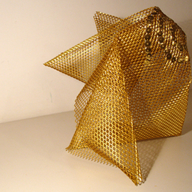 Vincenzo Montella: 'Alien zoology 1', 2008 Aluminum Sculpture, Abstract. Artist Description:  folden aluminium ...