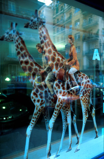 Vincenzo Montella  'Giraffes', created in 2001, Original Sculpture Aluminum.
