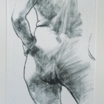 John Tooma: 'Figure 4', 2002 Pastel, Figurative. 