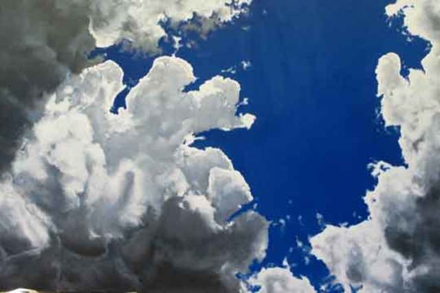 John Tooma  'Cloud Series 1', created in 2005, Original Drawing Gouache.