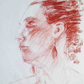 John Tooma Artwork figure study 2, 2015 Pastel Drawing, Body