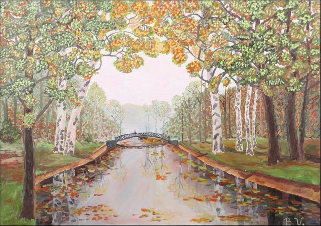 Vitaliy Bilichenko  'In The Woods', created in 2017, Original Painting Oil.