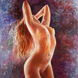 Vladimir Volosov Artwork Despair, 2015 Oil Painting, Nudes