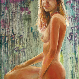 Vladimir Volosov Artwork Nudes, 2004 Oil Painting, Nudes