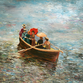 Vladimir Volosov Artwork Weekend , 2010 Oil Painting, Marine