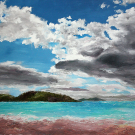 Vladimir Volosov: 'bad weather approaching', 2023 Oil Painting, Landscape. Artist Description: Vladimir Volosov is an  established American artist with international exposure.After an accomplished career at the forefront of modern physics - as a PhD scientist and professor, he turned to visual arts after years of strenuous study of the earths fragility, which led to his realisation of the sacredness ...