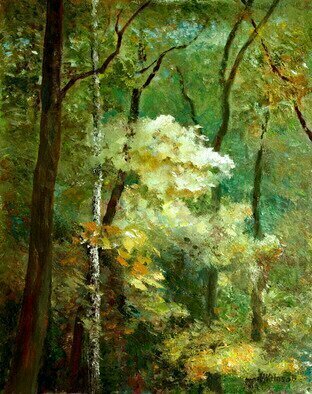 Vladimir Volosov: 'forest etude', 2022 Oil Painting, Landscape. I offer free shipping across the planet as my gift to you   the buyer        There is no doubt that visual art is a powerful medium. It has the ability to inspire and to move us deeply.The author s goal to engage the viewer in the creative process. He invites ...