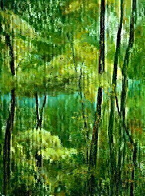 Vladimir Volosov: 'forest melody', 2022 Oil Painting, Impressionism. When I create my piece, I wish to convey the emotions I feel for the scene or objects to the viewer.  I want the viewer to be an active participant in my joy, melancholy, humor, nostalgia.  To me, the process of creating a work is transcendental I am completely lost ...