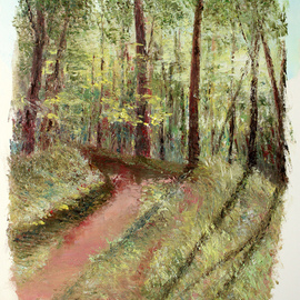 forest path By Vladimir Volosov