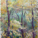 in dense forest By Vladimir Volosov