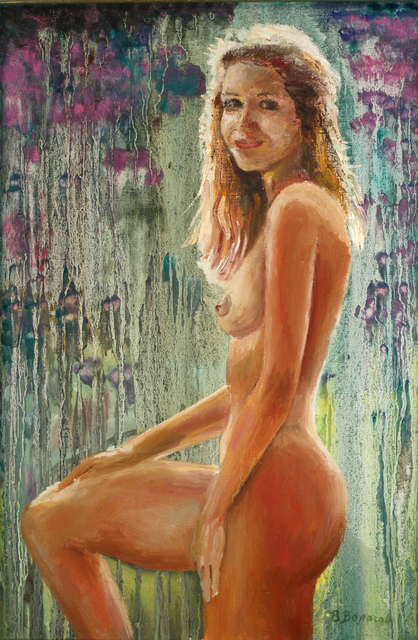 Artist Vladimir Volosov. 'Nude' Artwork Image, Created in 2004, Original Painting Oil. #art #artist