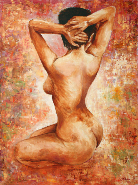 Artist Vladimir Volosov. 'Nudes' Artwork Image, Created in 2015, Original Calligraphy. #art #artist