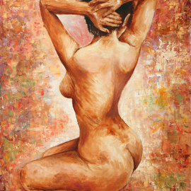 Vladimir Volosov: 'nudes', 2015 Oil Painting, Nudes. Artist Description:        There is no doubt that visual art is a powerful medium. It has the ability to inspire and to move us deeply.The author s goal to engage the viewer in the creative process. He invites the viewer to go their own way and become a co- author, ...