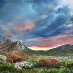 Sunset On The Mountains, Vladimir Volosov