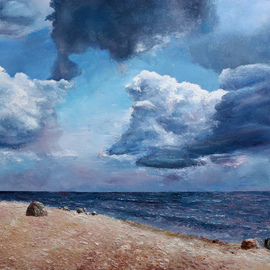 Vladimir Volosov: 'vastness', 2020 Oil Painting, Landscape. Artist Description: I offer free shipping across the planet as my gift to you   the buyer        There is no doubt that visual art is a powerful medium. It has the ability to inspire and to move us deeply.The author s goal to engage the viewer in the creative process. ...