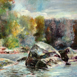 water and stones of karelia By Vladimir Volosov
